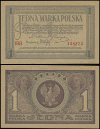 1 marka polska 17.05.1919, seria IBH, numeracja 