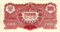 100 złotych 1944, "obowiązkowe", seria Ax, na re