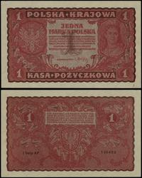 1 marka polska 23.08.1919, seria I-AP, numeracja