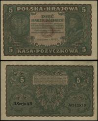 5 marek polskich 23.08.1919, seria II-AR, numera
