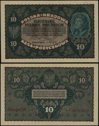 10 marek polskich 23.08.1919, seria II-CW, numer