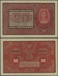 20 marek polskich 23.08.1919, seria II-CA, numer