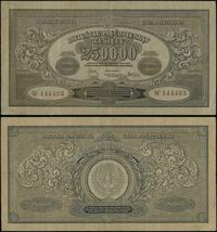 250.000 marek polskich 25.04.1923, seria W, nume