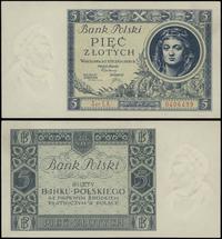 5 złotych 2.01.1930, seria CX, numeracja 0406499