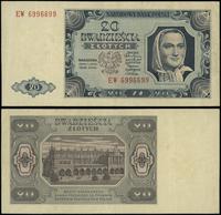 20 złotych 1.07.1948, seria EW, numeracja 699669