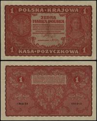 1 marka polska 23.08.1919, seria I-CA, numeracja