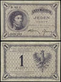 1 złoty 28.02.1919, seria 50 C, numeracja 008269