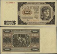 500 złotych 1.07.1948, seria AT, numeracja 15093