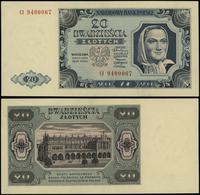 20 złotych 1.07.1948, seria CI, numeracja 940006