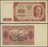 100 złotych 1.07.1948, seria DC, numeracja 55091