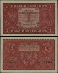 1 marka polska 23.08.1919, seria I-HF, numeracja