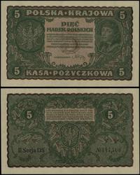 5 marek polskich 23.08.1919, seria II-DS, numera