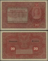 20 marek polskich 23.08.1919, seria II-AM, numer