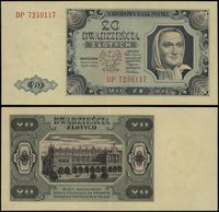 20 złotych 1.07.1948, seria DP, numeracja 725011