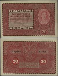20 marek polskich 23.08.1919, seria II-BW, numer