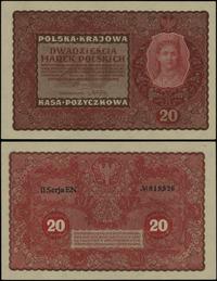 20 marek polskich 23.08.1919, seria II-EN, numer