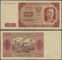 100 złotych 1.07.1948, seria BG, numeracja 91866