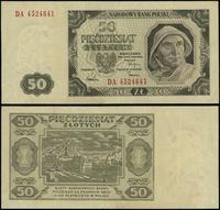 50 złotych 1.07.1948, seria DA, numeracja 452464