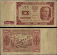 100 złotych 1.07.1948, seria CK, numeracja 55032