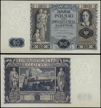 20 złotych 11.11.1936, seria CT, numeracja 92528
