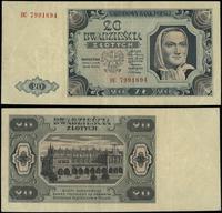 20 złotych 1.07.1948, seria DC, numeracja 799169