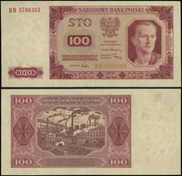 100 złotych 1.07.1948, seria HH, numeracja 37803