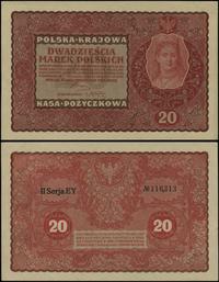 20 marek polskich 23.08.1919, seria II-EY, numer