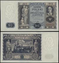 20 złotych 11.11.1936, seria BF, numeracja 59384