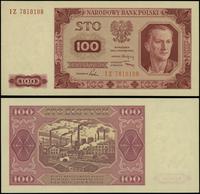 100 złotych 1.07.1948, seria IZ, numeracja 78101