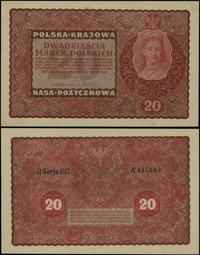 20 marek polskich 23.08.1919, seria II-EC, numer