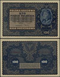 100 marek polskich 23.08.1919, seria IG-J, numer
