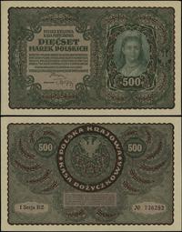 500 marek polskich 23.08.1919, seria I-BZ, numer