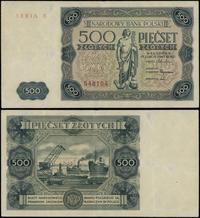 500 złotych 15.07.1947, seria X, numeracja 54815