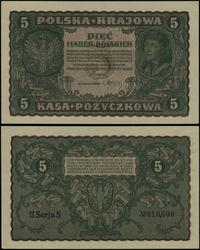 5 marek polskich 23.08.1919, seria II-S, numerac