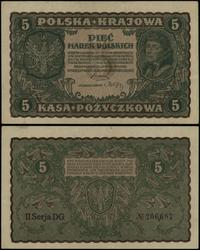 5 marek polskich 23.08.1919, seria II-DG, numera