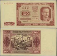 100 złotych 1.07.1948, seria DU, numeracja 77554