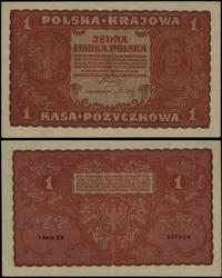 1 marka polska 23.08.1919, seria I-CS, numeracja