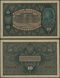 10 marek polskich 23.08.1919, seria II-BX, numer