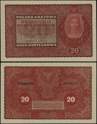 20 marek polskich 23.08.1919, seria II-DD, numer