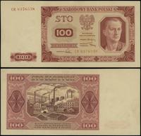 100 złotych 1.07.1948, seria CR, numeracja 63765