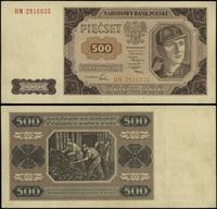 500 złotych 1.07.1948, seria BM, numeracja 29160