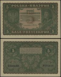 5 marek polskich 23.08.1919, seria II-BE, numera