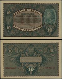 10 marek polskich 23.08.1919, seria II-AP, numer