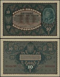 10 marek polskich 23.08.1919, seria II-DH, numer