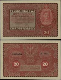 20 marek polskich 23.08.1919, seria II-FA, numer