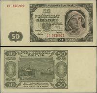 50 złotych 1.07.1948, seria CF, numeracja 502692