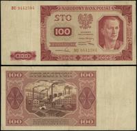 100 złotych 1.07.1948, seria BU, numeracja 94425