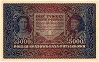 5.000 marek polskich 7.02.1920, II Serja J , Mił