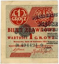 1 grosz 28.04.1924, Miłczak 42bP