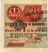1 grosz 28.04.1924, Miłczak 42bL
